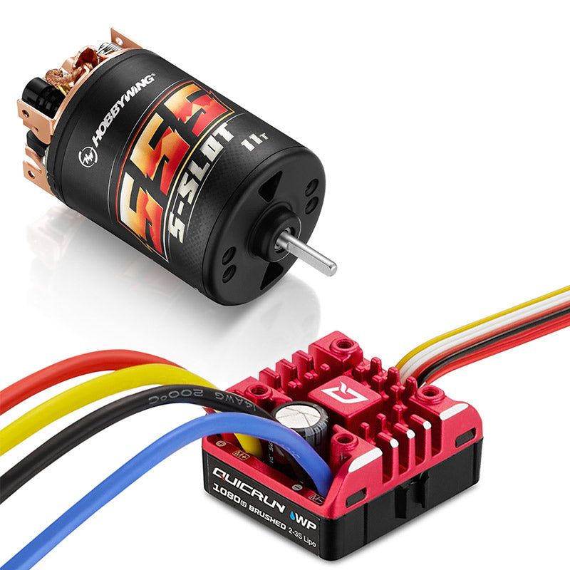 38020349  QuicRun 1080 G2 ESC with Brushed 540, 30T Motor Combo