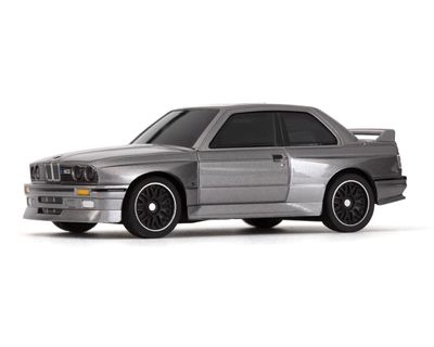 160991 nano-TTR 1989 BMW M3 E30 Ravaglia - Dark Silver HPI Racing HPI Nano-TTR 1989 BMW M3 E30 Ravaglia 1/64 RTR Electric 2WD Micro Touring RC Car (Dark S…