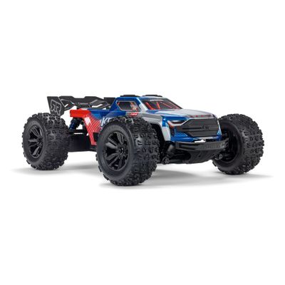 ARA2508ST1 1/16 Mini KRATON 3S DSC 4X4 RTR Brushless Speed Truck (3S Battery & Charger Included) , Red/Blue