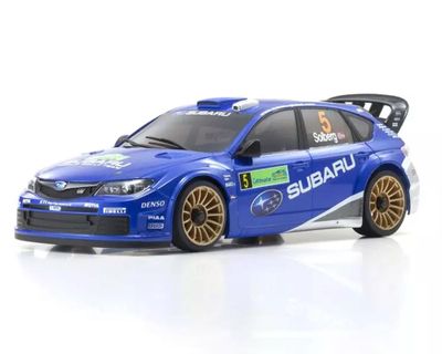 KYO32657WR Kyosho MA-020 AWD Mini-Z ReadySet w/2008 Subaru Impreza WRC Rally Body (White/Blue) w/KT-531P 2.4GHz Radio* Kyosho Kyosho MA-020 AWD Mini-Z ReadySet