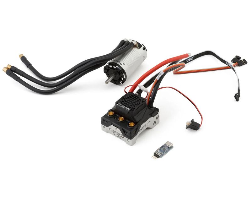 GOS020-0289-00  Ghost RC Cobra 8 ACE No Prep Drag Brushless ESC w/1412 Sensored Motor Combo (4300kV) (Adjustable Endbell) *Disclaimer: Due to the intended use of this product, NO WARRANTY IS PROVIDED.