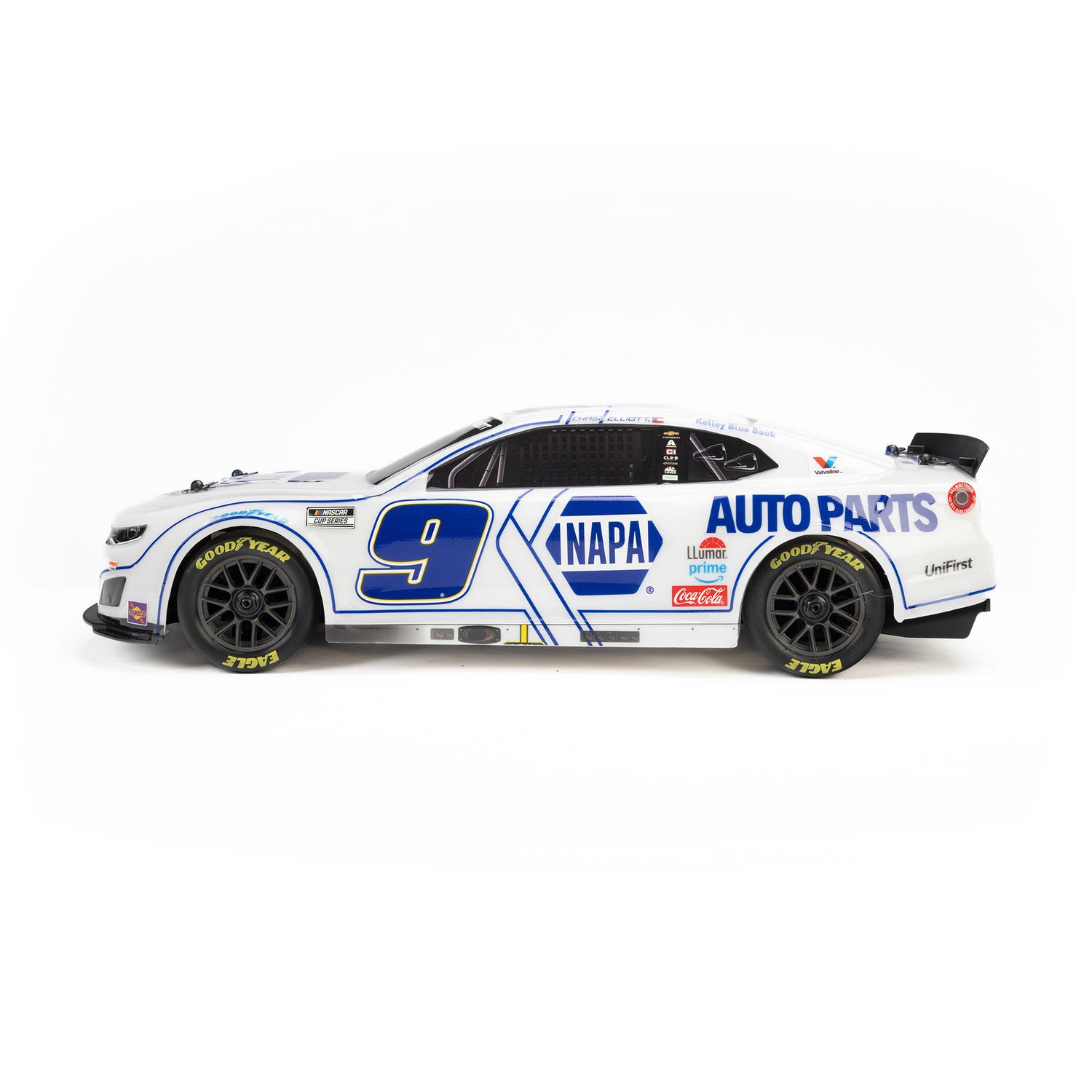 PRO371722 Elliott #9 NAPA Auto Parts Clash Scheme DIY White 2025 Body for Losi NASCAR