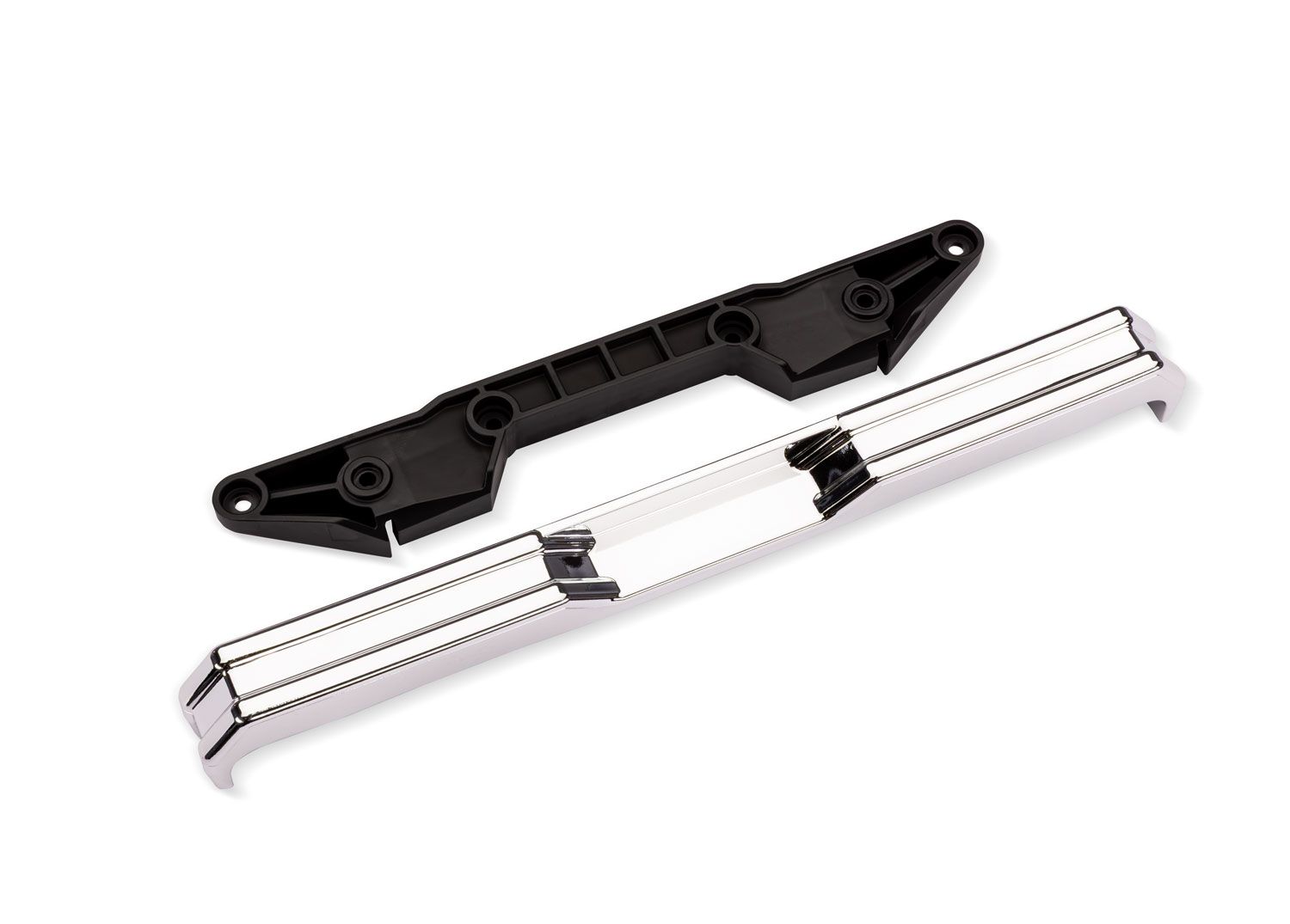 7687 X-Truck BIGFOOT #8 4X4 Chrome Rear Bumper w/ Support