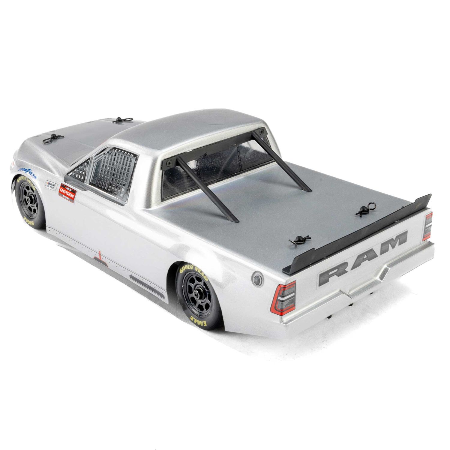 PRO369917 Pre-Cut 2026 Ram 1500 Truck Clear Body: Losi NASCAR