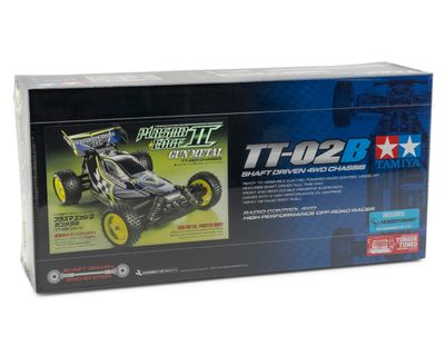 Tamiya Tamiya Plasma Edge II Gun Metal 4WD Electric Buggy Kit (TT-02B) (Limited Edition Painted Bod…
