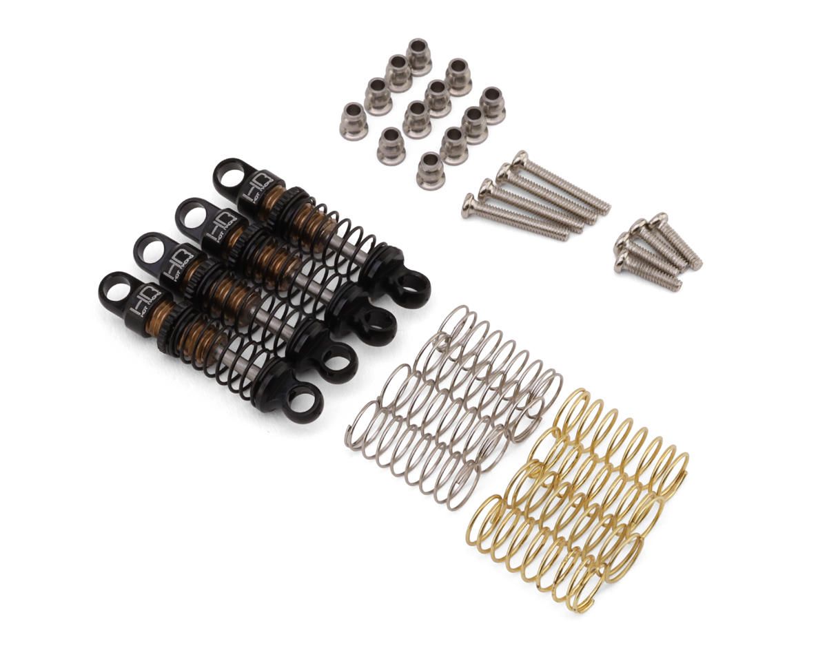 SXTY215GP Hot Racing Axial SCX30 21.5mm Threaded Aluminum Friction Shocks (2) w/Springs