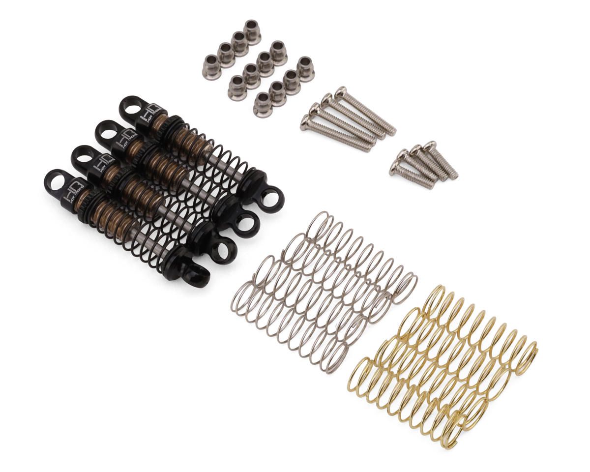 SXTY250GP Hot Racing Axial SCX30 25mm Threaded Aluminum Friction Shocks (2) w/Springs