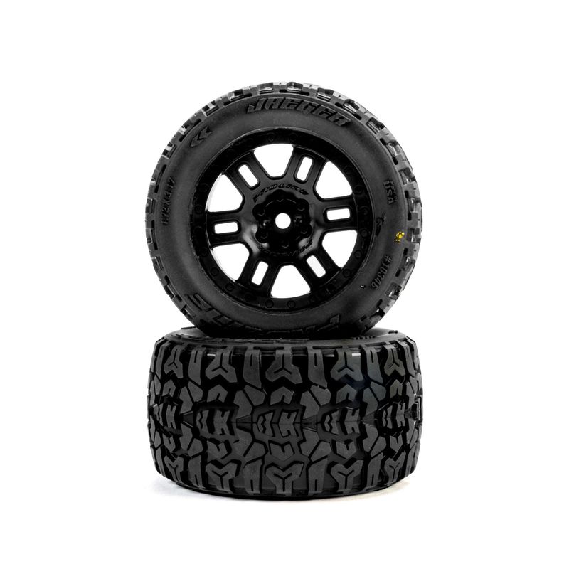 PRO1034610 Jaeger F/R MT Tires MTD 12mm Black Split Six (2) for ARRMA Mini KRATON