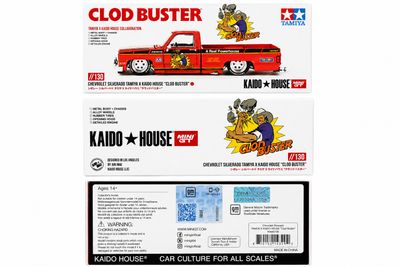 KHMG130 Tamiya Kaido GT Chevrolet Silverado Tamiya X Kaido House "Clod Buster" 1/64 Diecast Model (Limited Edition)
