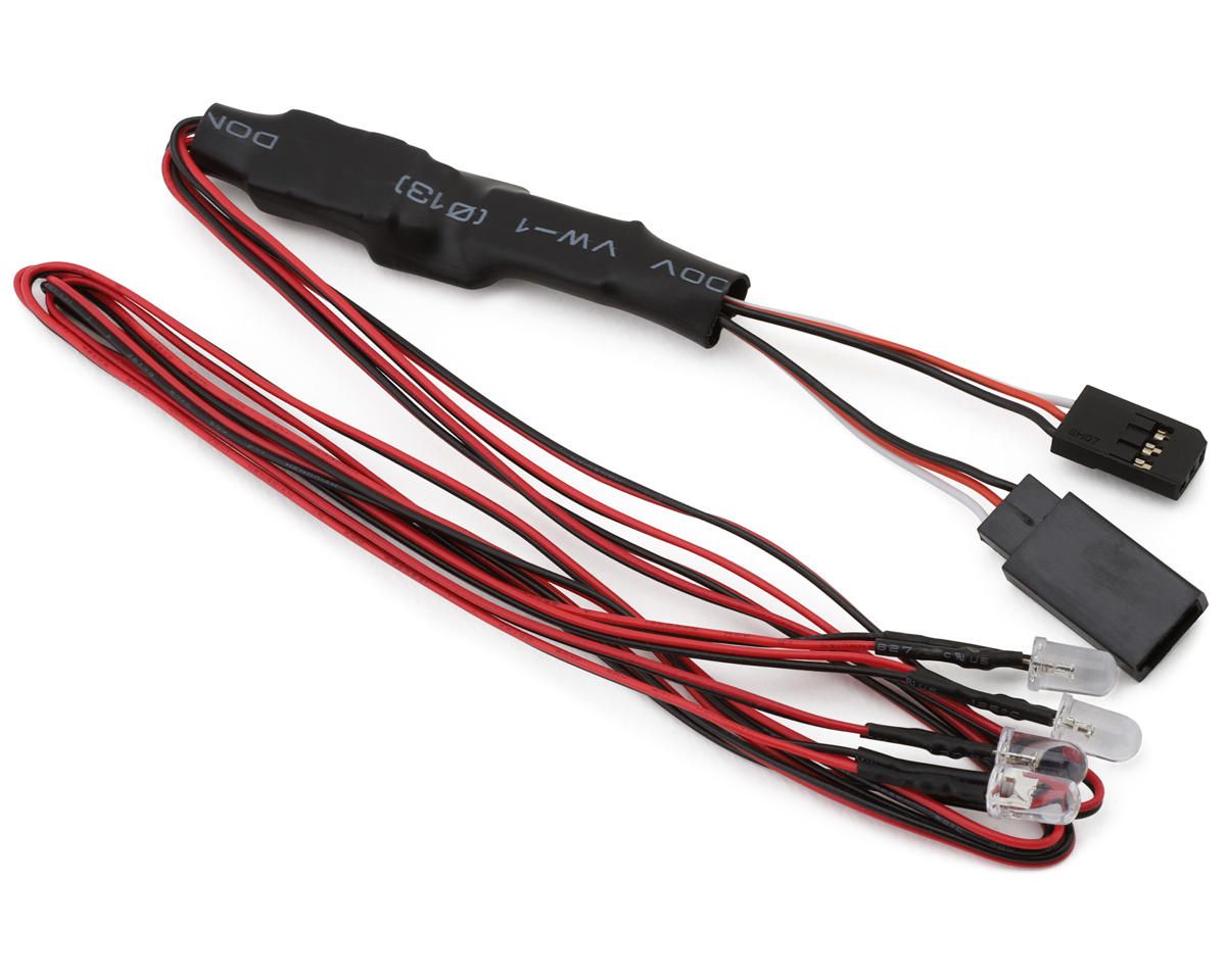 97054-4HR Kyosho Halogen Style LED Light Set (4) (5mm) w/Brake Lights