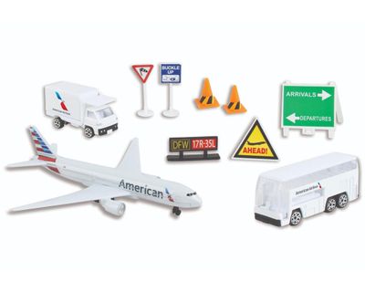Daron Worldwide Trading American Airlines Airport Diecast Playset