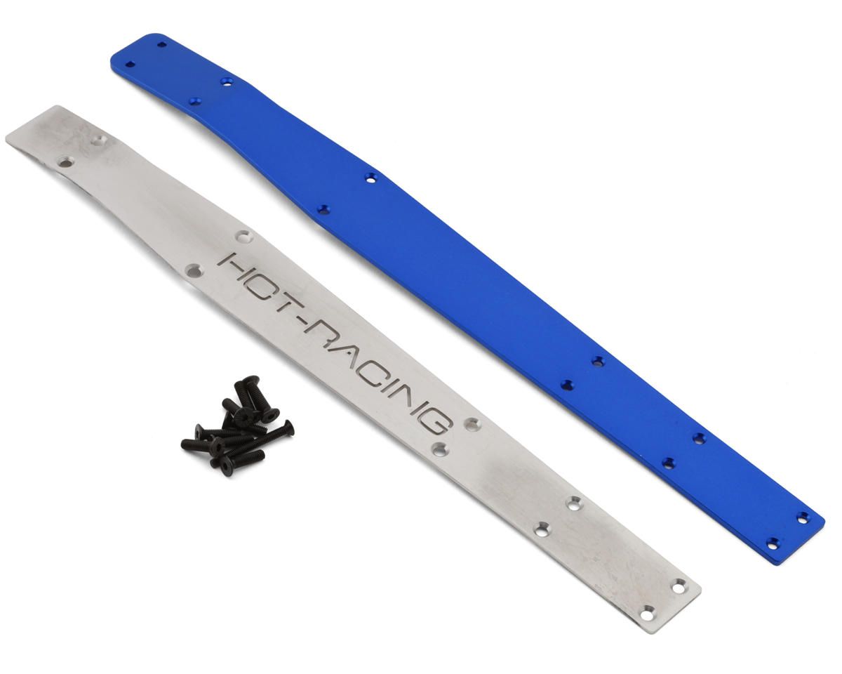 AMN14K06 Hot Racing Arrma® Mini Kraton® Stainless Steel &amp; Aluminum Chassis Brace Set (Blue)