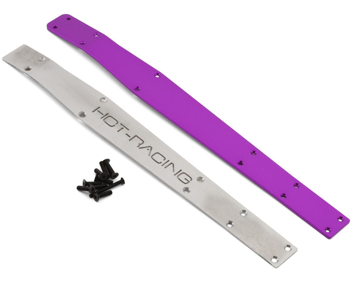 AMN14K07 Hot Racing Arrma® Mini Kraton® Stainless Steel &amp; Aluminum Chassis Brace Set (Purple)