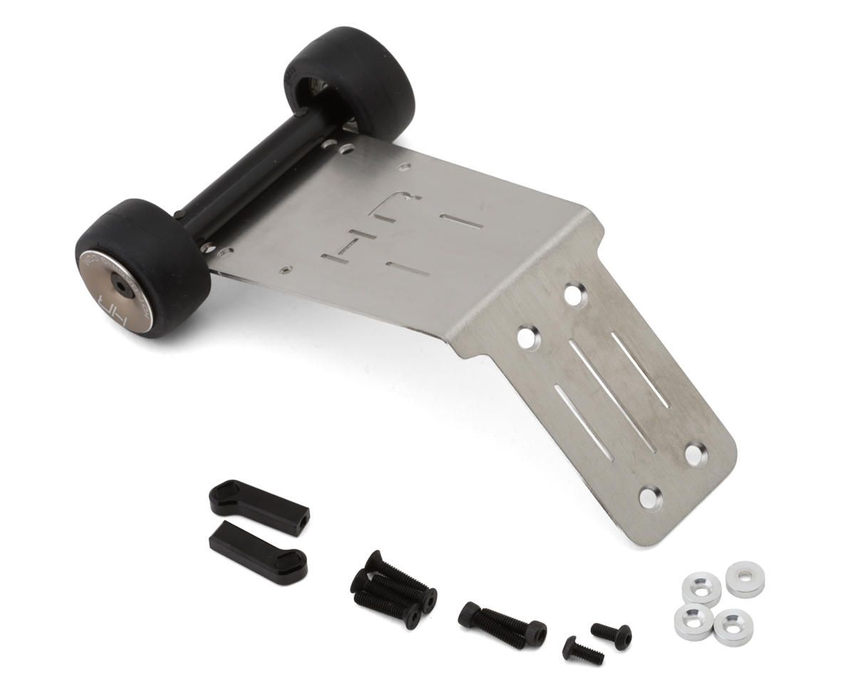 AMN133K Hot Racing Arrma® Mini Kraton® Stainless Steel Skid Plate &amp; Wheelie Bar Set