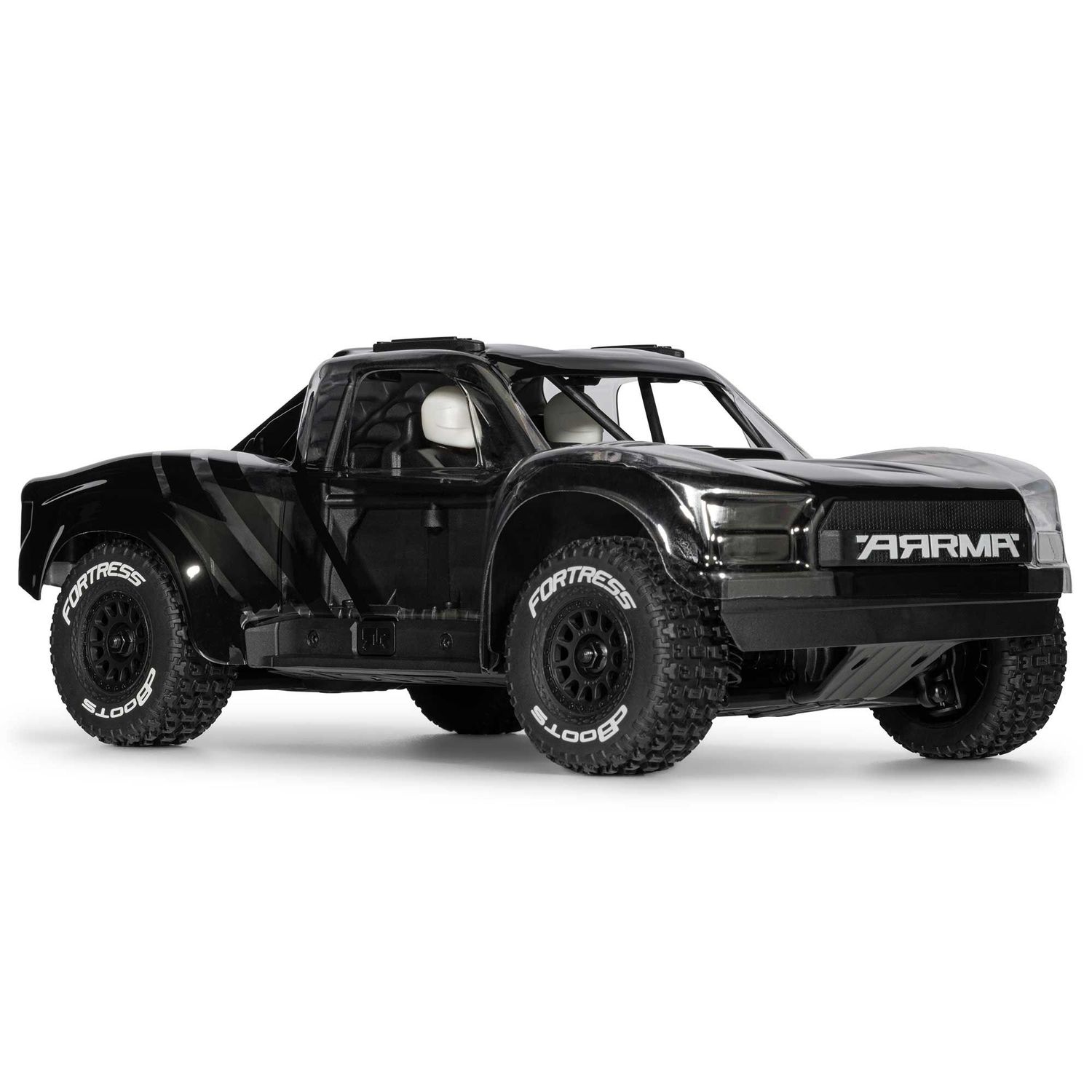 ARA2104KT1 1/16 MOJAVE GROM 4X4 RTA KIT Brushed Desert Truck (Battery &amp; Charger Included), Clear/Black