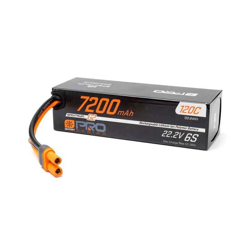 SPMX726S120 22.2V 7200mAh 6S 120C Smart PRO G2 LiPo IC5