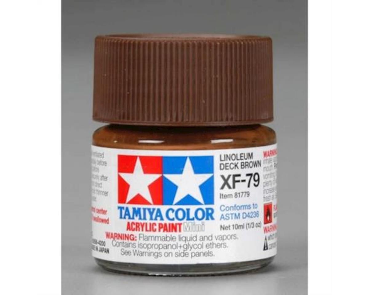 Tamiya XF-79 Linoleum Deck Brown jar