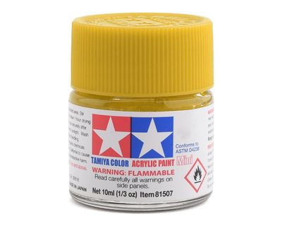 Tamiya XF-3 Flat Yellow jar