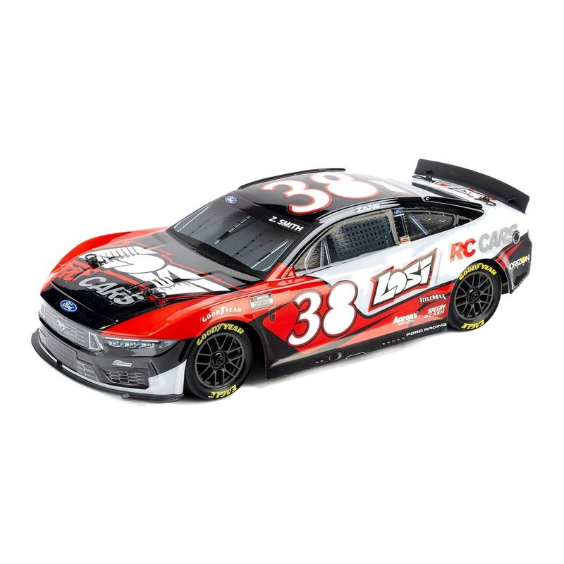 LOS1122638 1/12 NASCAR RC Race Car Zane Smith No. 38 2026 Losi Ford Mustang 2S AWD RTR