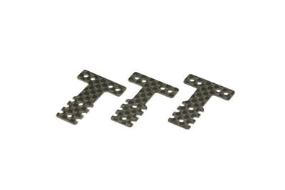 MZW403SB Kyosho Mini-Z MR-04 MM/LM Carbon Fiber Rear Suspension Plates Set (Soft) (MM/LM/MM2)