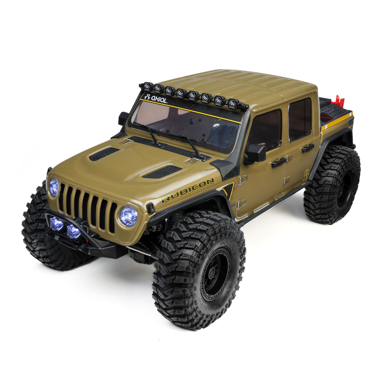 AXI-2443T2 1/10 Axial SCX10 III Jeep JT Gladiator 4X4 RTR Brushed Rock Crawler, Green