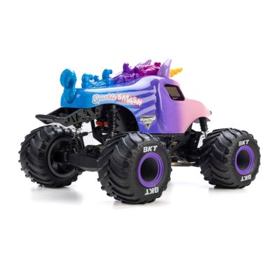 LOS01026T5 Mini LMT: Sparkle Smash Brushed RTR 1/18 4x4 Solid Axle Monster Truck
