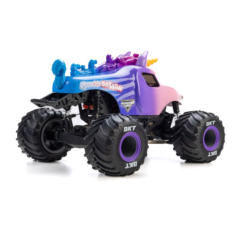 LOS01026T5 Mini LMT: Sparkle Smash Brushed RTR 1/18 4x4 Solid Axle Monster Truck