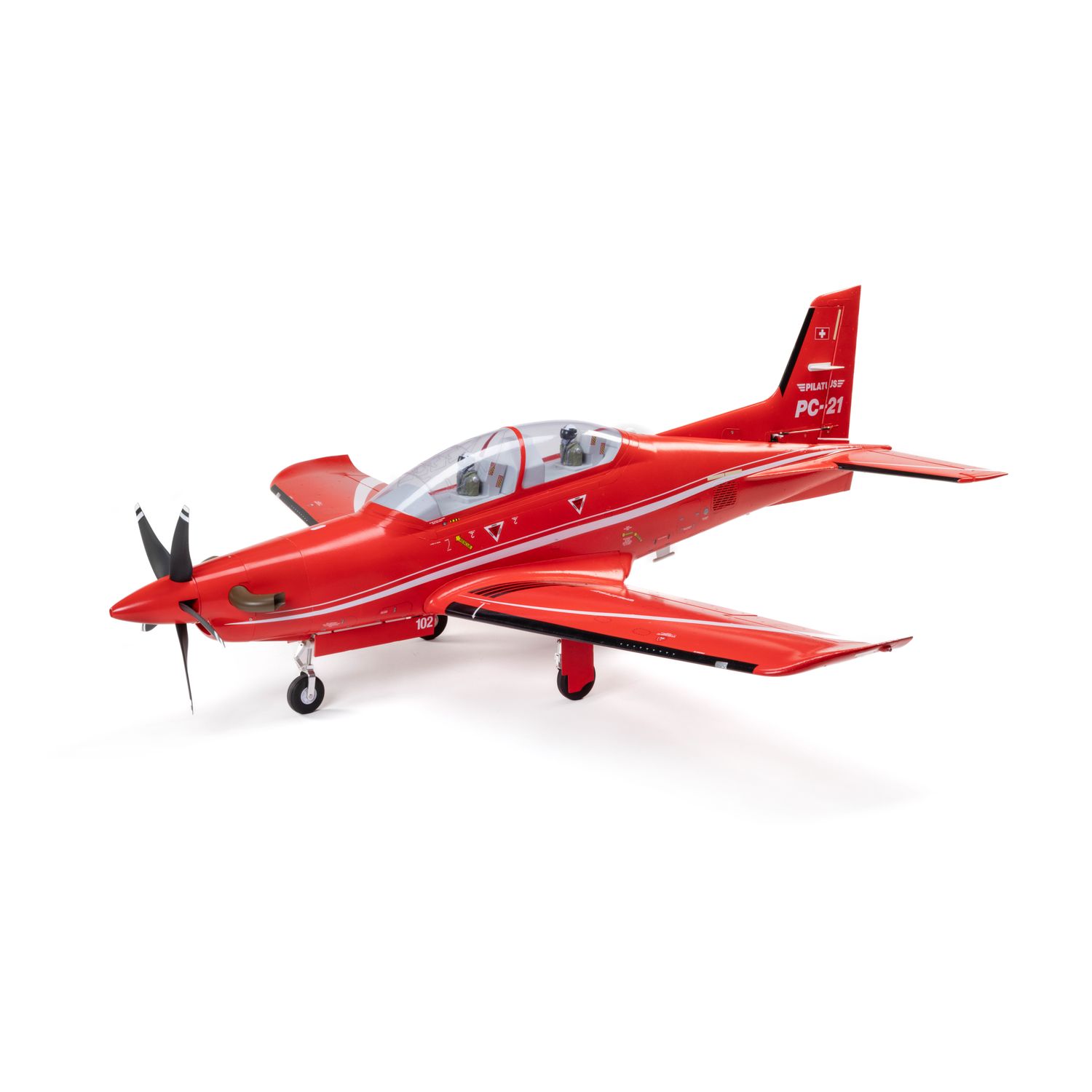 EFL14950 Pilatus PC-21 1.3m (1.45m Length) BNF Basic with AS3X+ and SAFE Select
