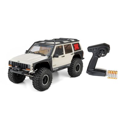 AXI-2037T2 1/10 SCX10 III Jeep Cherokee XJ 4X4 RTR Brushed Rock Crawler, White