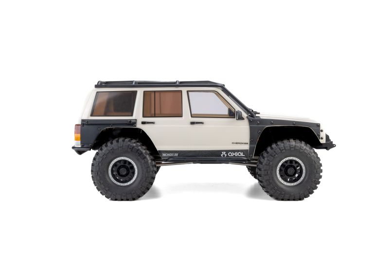 AXI-2037T2 1/10 SCX10 III Jeep Cherokee XJ 4X4 RTR Brushed Rock Crawler, White