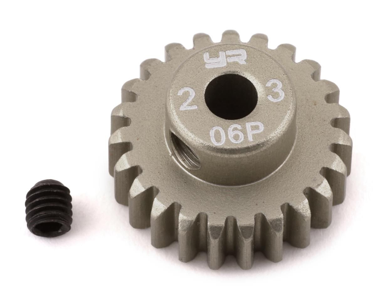MG-06P23T Yeah Racing Mod 0.6 Hard Coated Aluminum Pinion Gear (23T)