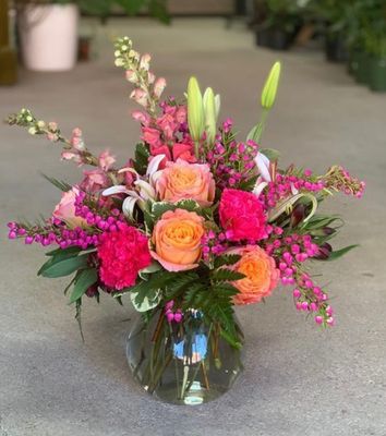 PINK AND PEACH