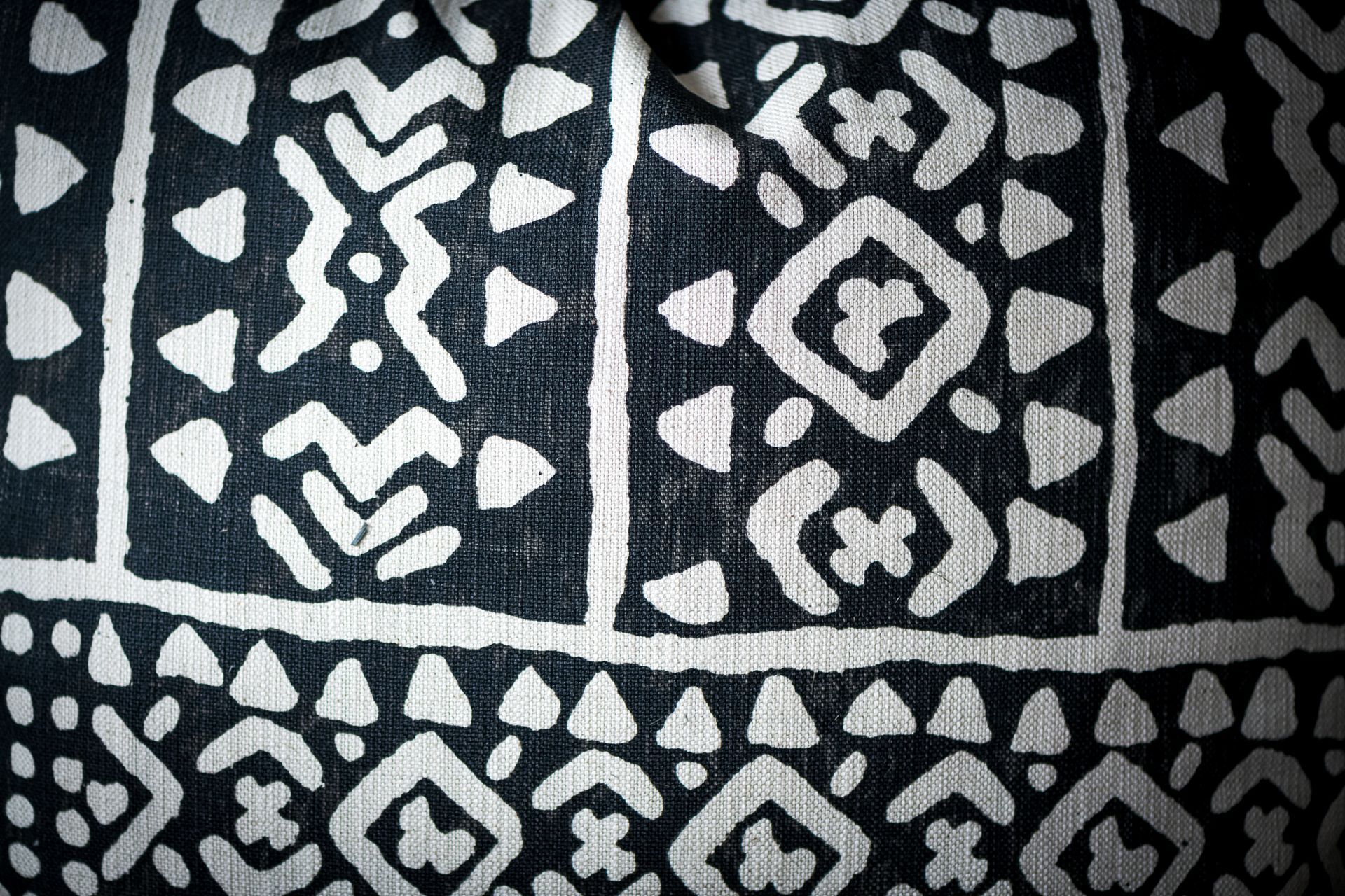 Throw & Scatter Cushion - Kelim Black