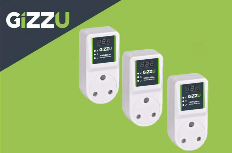 GIZZU Voltage Protector 16A 3 Pack