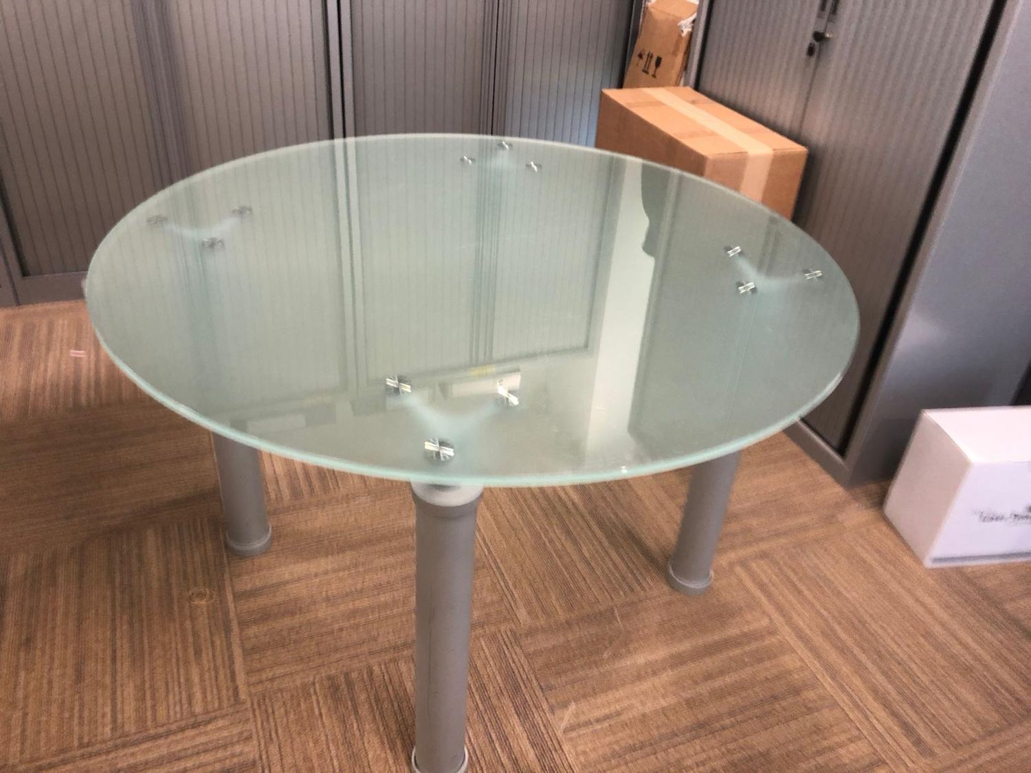 Frosted Glass Table