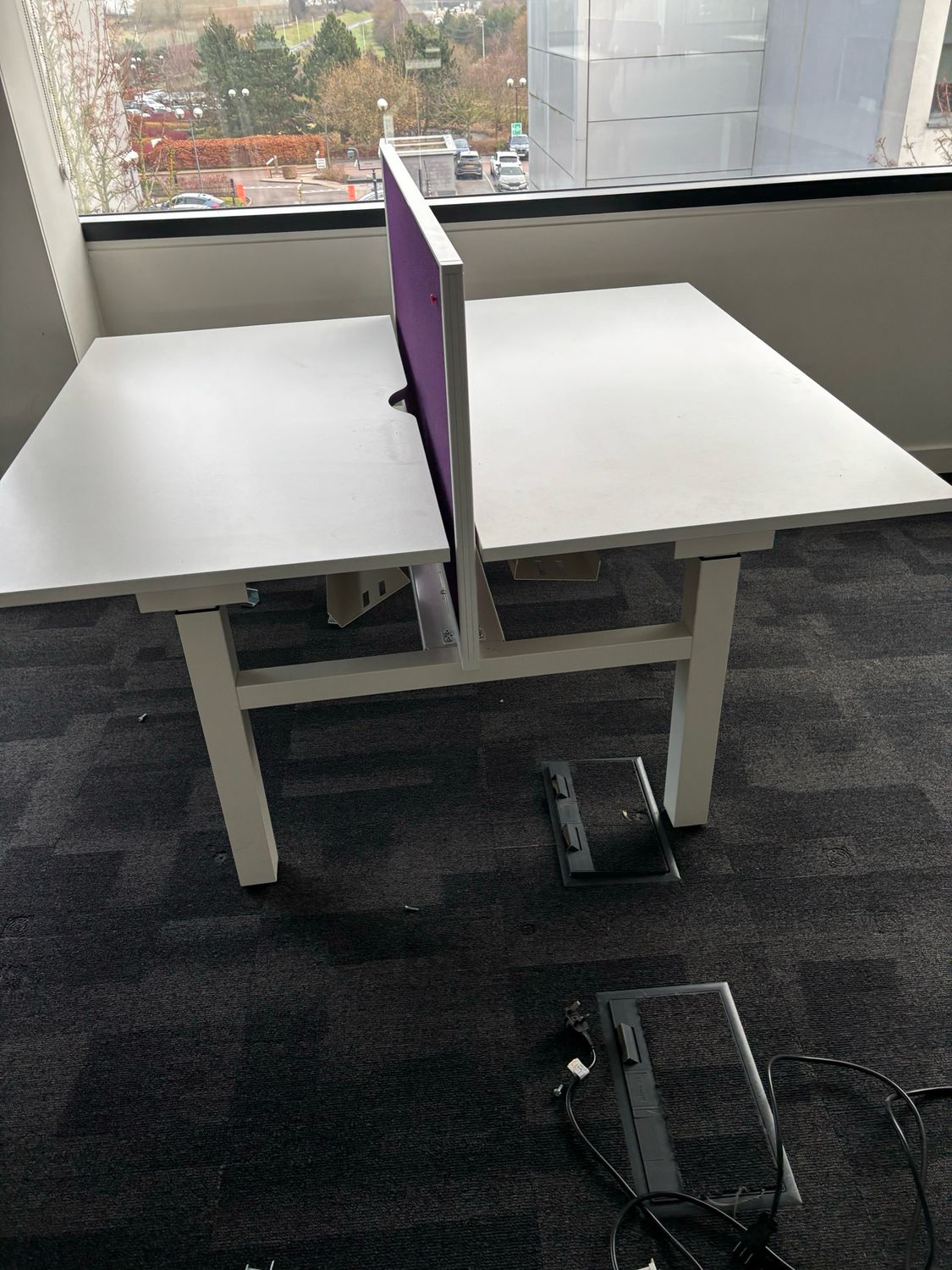 Pod Of 2 Desks With Partitions 1.4m X 1.6m Pod Of 2 Desks With Partitions 1.4m X 1.6m