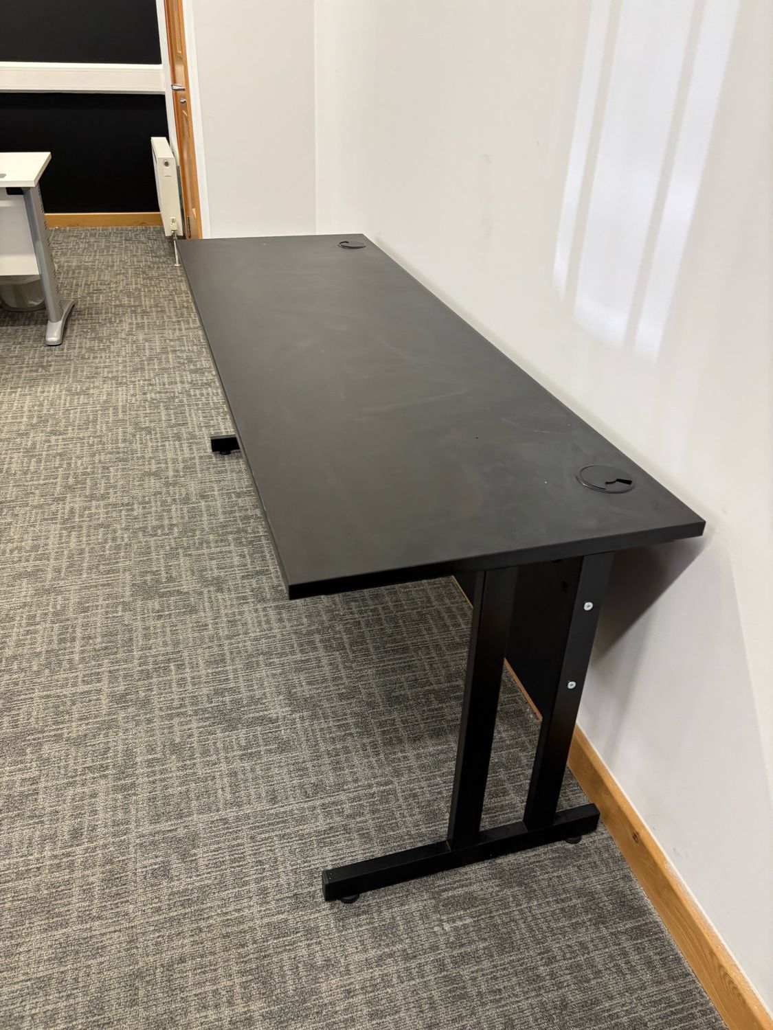 Black Desk 1.8m X 0.6m