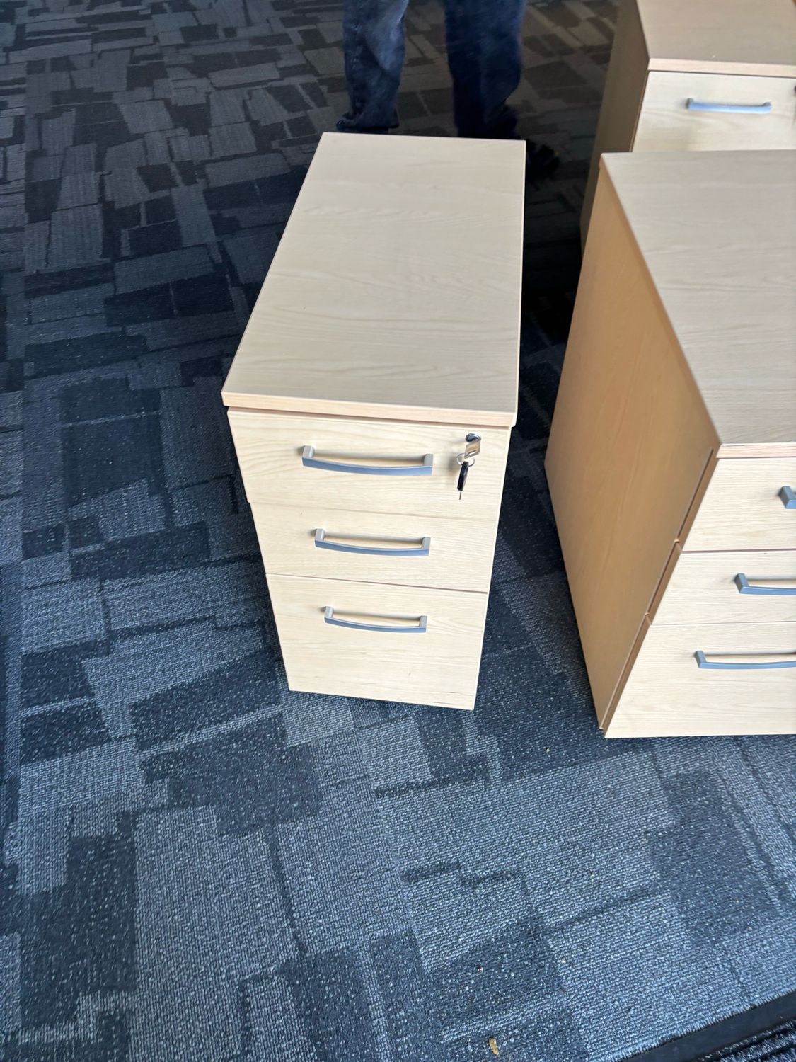 Maple Under Desk Pedestal