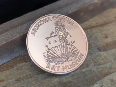 Solid Copper 1oz Coin - Arizona Copper Art Museum