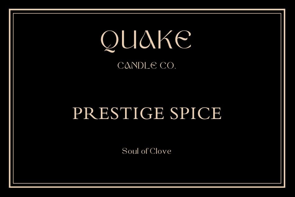 "PRESTIGE SPICE" LUXURY CANDLE