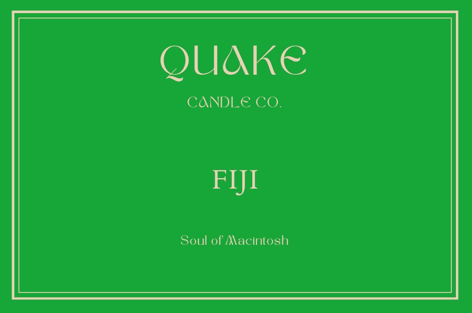 "Fiji" Luxury Candle