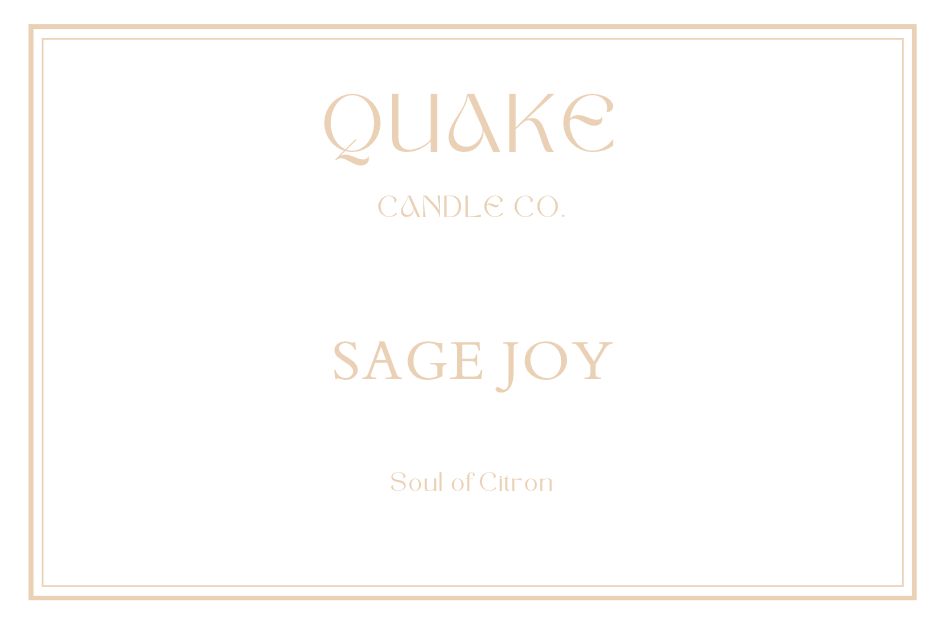 "Sage Joy" Luxury Candle