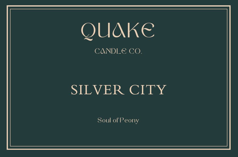 "Silver City" Luxury Candle
