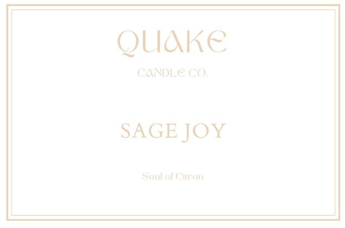 Sage Joy Travel Candle 4oz