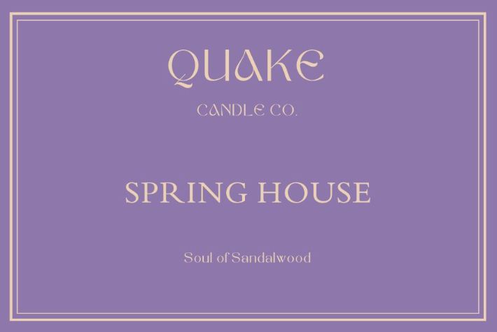 Spring House Travel Candle 4oz