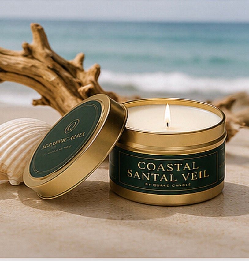 Coastal Santal Veil Travel Tin