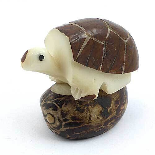 Turtle Carving - Tagua Ornament