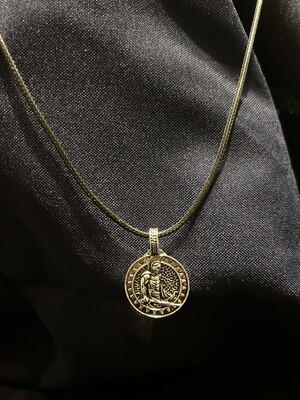 Spartan standing necklace