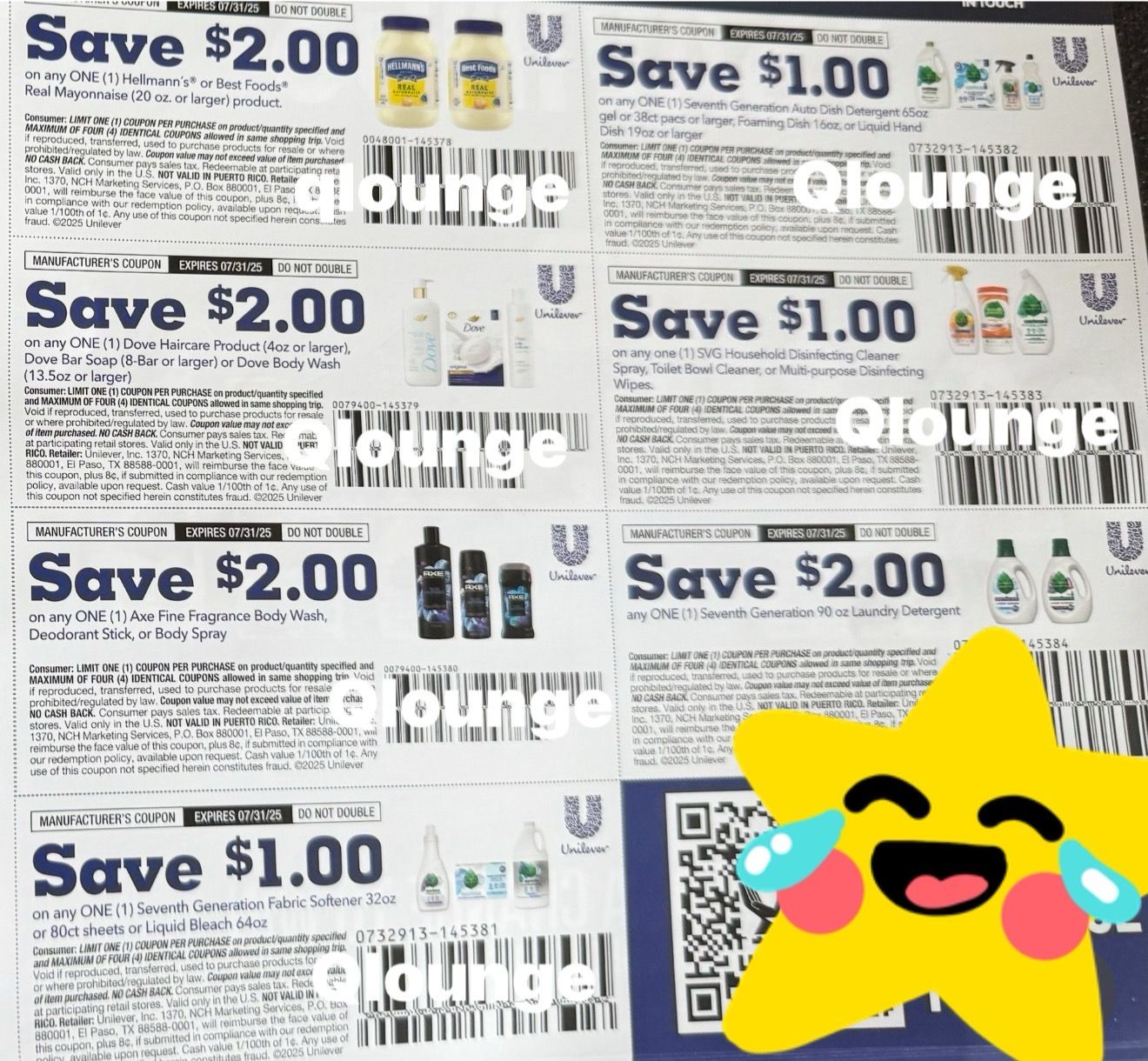 🫙July Uni (price Per Sheet)