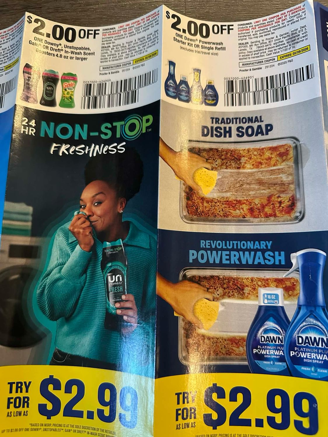 2 Pg trifold Clipped And Shipped With Stamps (video Included)